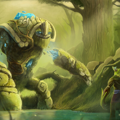 Загрузочный экран для Tiny (Dota 2)