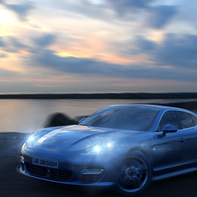 Porsche Panamera - Drifting
