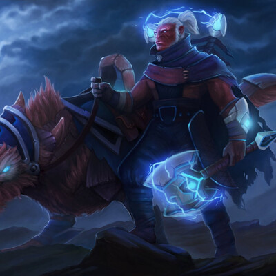 Загрузочный экран для Disruptor (Dota 2)
