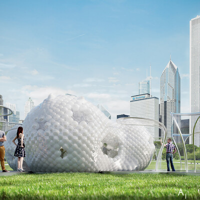 Киоск для Chicago Architecture Biennal