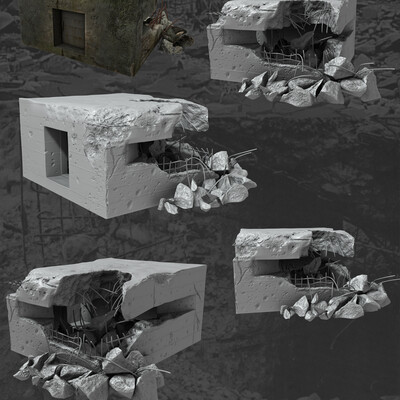 японский Бункер разрушенный (WWII)