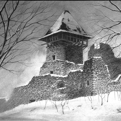 Невитский Замок (карандаш)