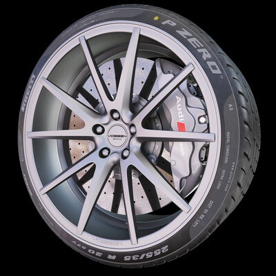 PIRELLI-PZERO Vossen vfs-1 Audi ceramic