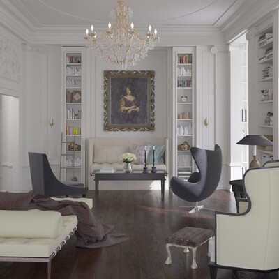 traditional living room
