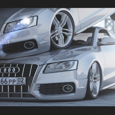 Политические игры в виде рекламы Audi