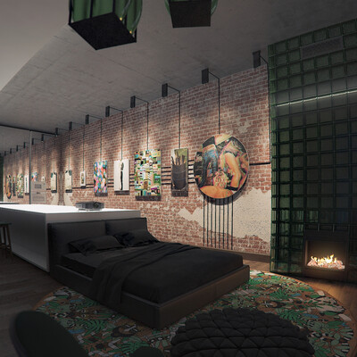 Depre man`s house