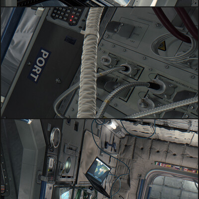 CGI Space Station