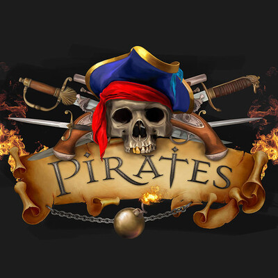 Лого для игры "Pirates"