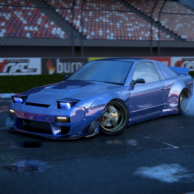 Nissan 180SX стэнс-"Дрифт после дождя"