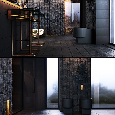 Black Bathroom