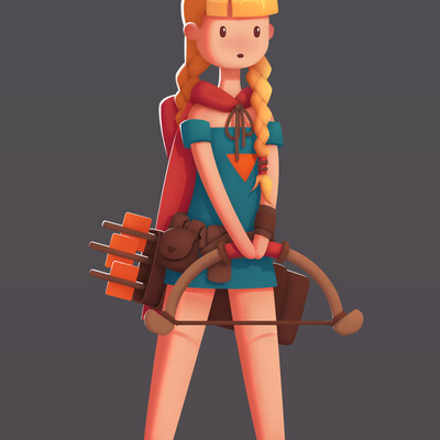 Girl With A Bow