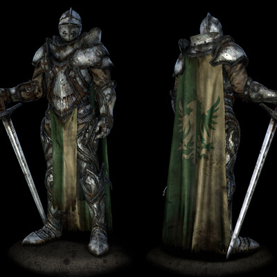 рыцарь  (стиль  Dark souls )
