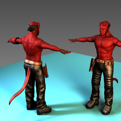 Проект персонажа Hellboy для игры Left 4 Dead 2 (steam workshop)