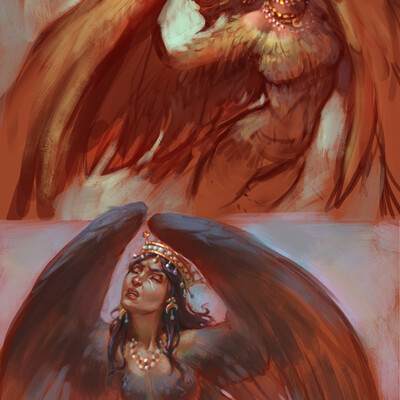 Alkonost and Sirin
