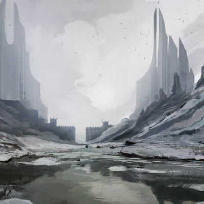 Ice towers