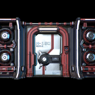Sci fi door