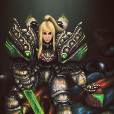 Iron maiden Samus