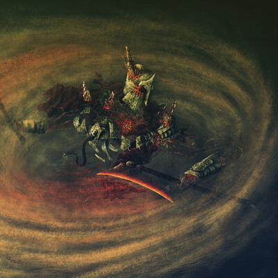 Sandstorm garbage elemental