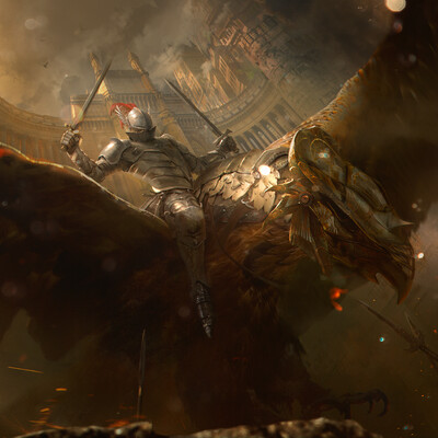 Winged knight