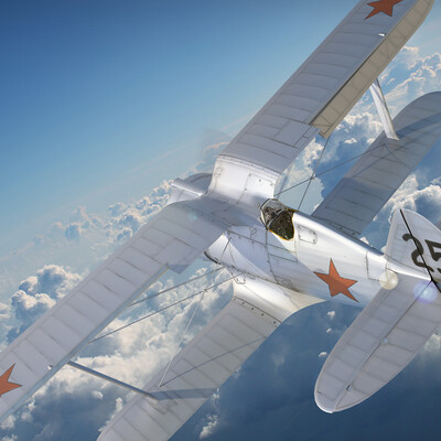ВВС РККА, истребитель И-153 "Чайка" 1939 г.