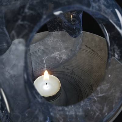 Melting lamp.