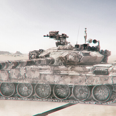 Т-90 пустыня