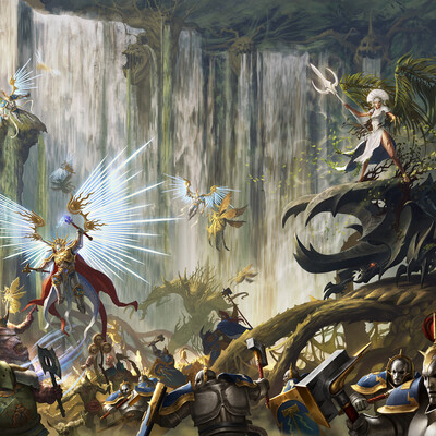 Alarielle and Celestant Prime