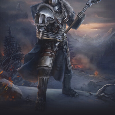 Knight, a character for project „Throne: Kingdom at war“ 