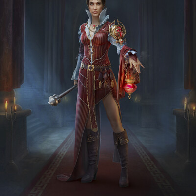 Hero, a character for project „Throne: Kingdom at war“ 