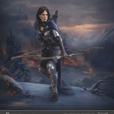 Archer, a character for project „Throne: Kingdom at war“ 