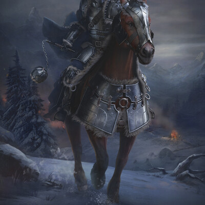 Horseman, a character for project „Throne: Kingdom at war“ 