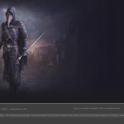 Scout, a character for project „Throne: Kingdom at war“
