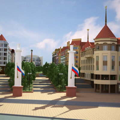 53 квартал.Реконструкция центра города Ставрополя