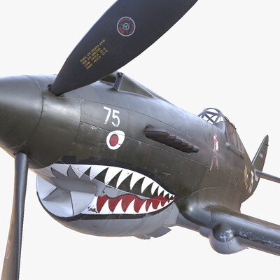 P-40 американский истребитель