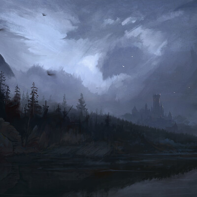 Forest lake