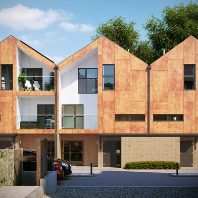 Визуализация таунхауса в Лондоне от Geraghty Taylor Architects Croydon, UK