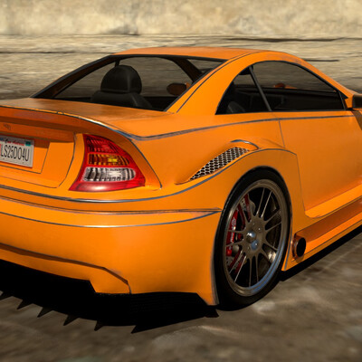 Benefactor Feltzer GTA V sportcar (25k tris)