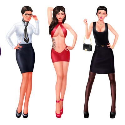 Персонажи для игры Studio Tycoon