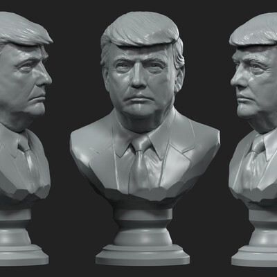 Дональд Трамп , бюст