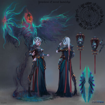 Priestess of secret knowledge - Концепт
