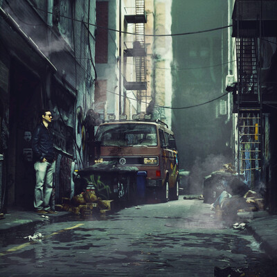 New York Back Alley 