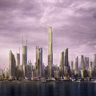Cyberpunk city