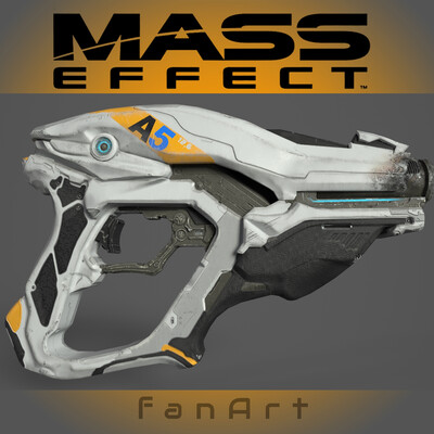 Mass Effect пистоль