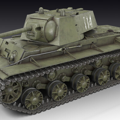 Тяжелый советский танк КВ-1
