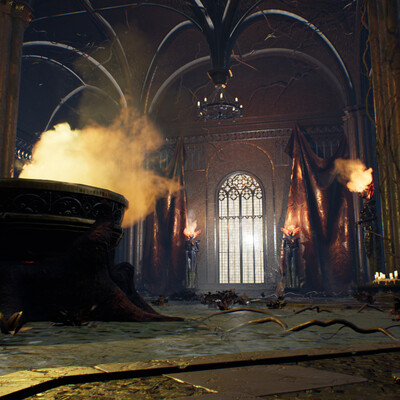 Dark cathedraL Fan art 3d Dark souls 
