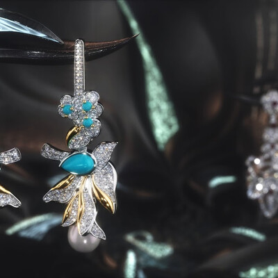 Bluestone Flower - Elegance inspired by nature jewellry presentation