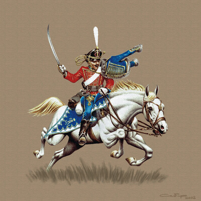Русский гусар  1812 г.