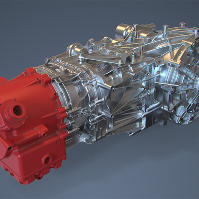Ferrari HY-Kers 2012 V12 Transmission