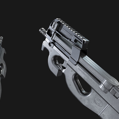 FN P90 PDW - Low Poly