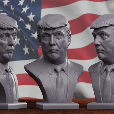 Дональд Трамп бюст